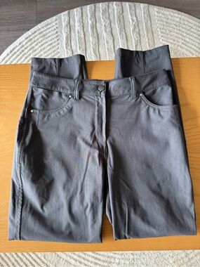 City Sleek 5 Pocket 7/8 Pant (8, Graphite Grey)